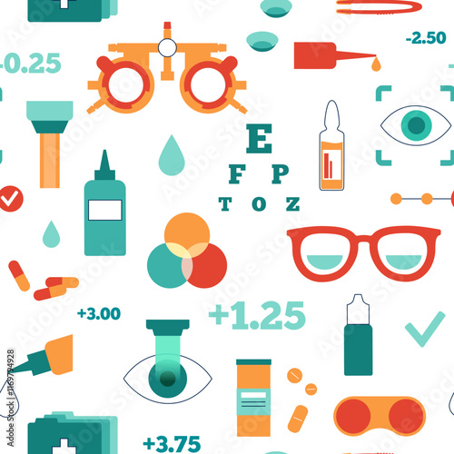 Eyesight examination pattern