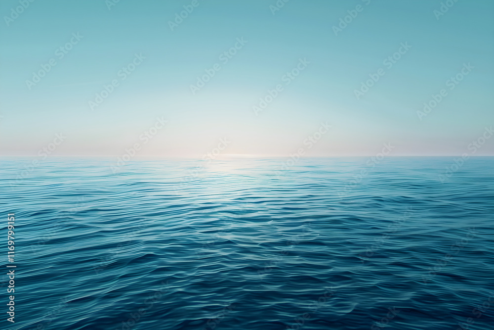 Seamless Blue to Turquoise Gradient Evoking a Serene Ocean-Meeting-Sky Ambiance Seamless Blue to Turquoise Gradient Evoking a Serene Ocean-Meeting-Sky Ambiance
