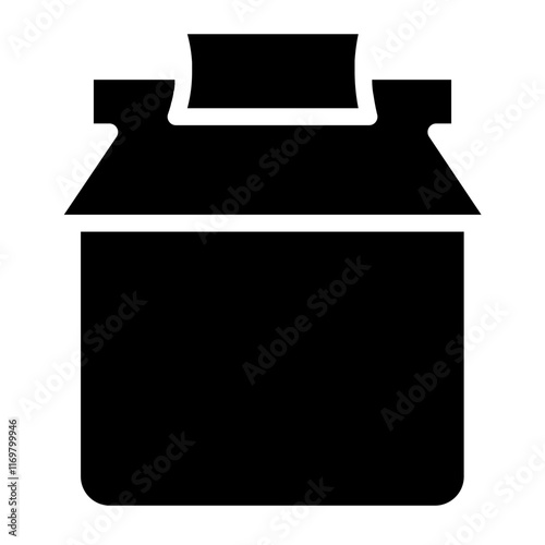 Super Store Market Glyph Icon