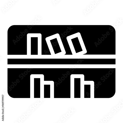 Super Store Market Glyph Icon