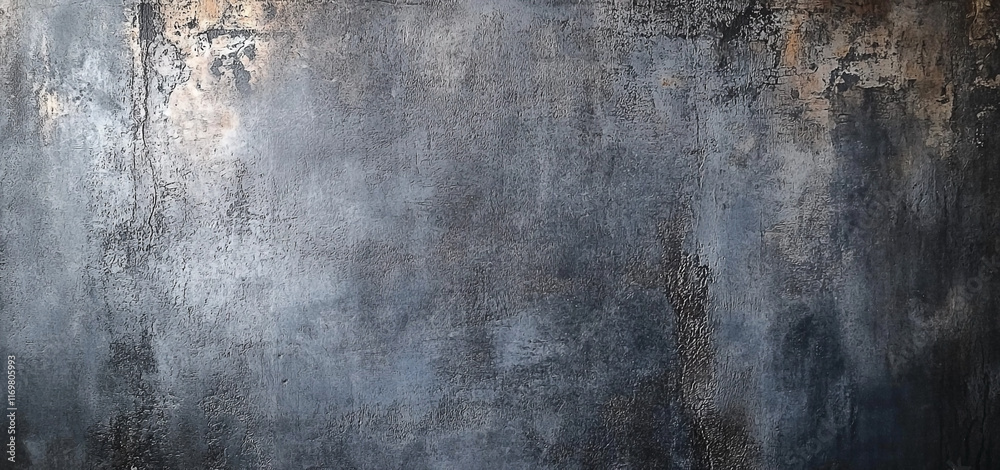 Fototapeta premium Aged Dark Gray Concrete Wall Texture for Rustic Backgrounds