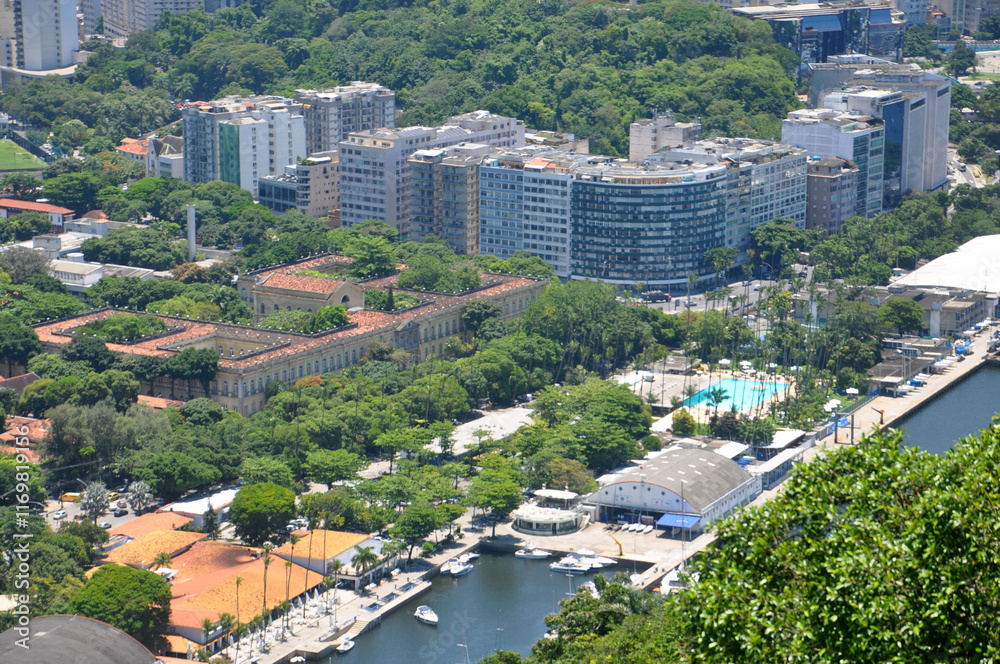 Fototapeta premium Botafogo- From sgarloaf view 