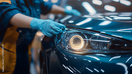 Wallpaper Mural focus on car body repair Torontodigital.ca