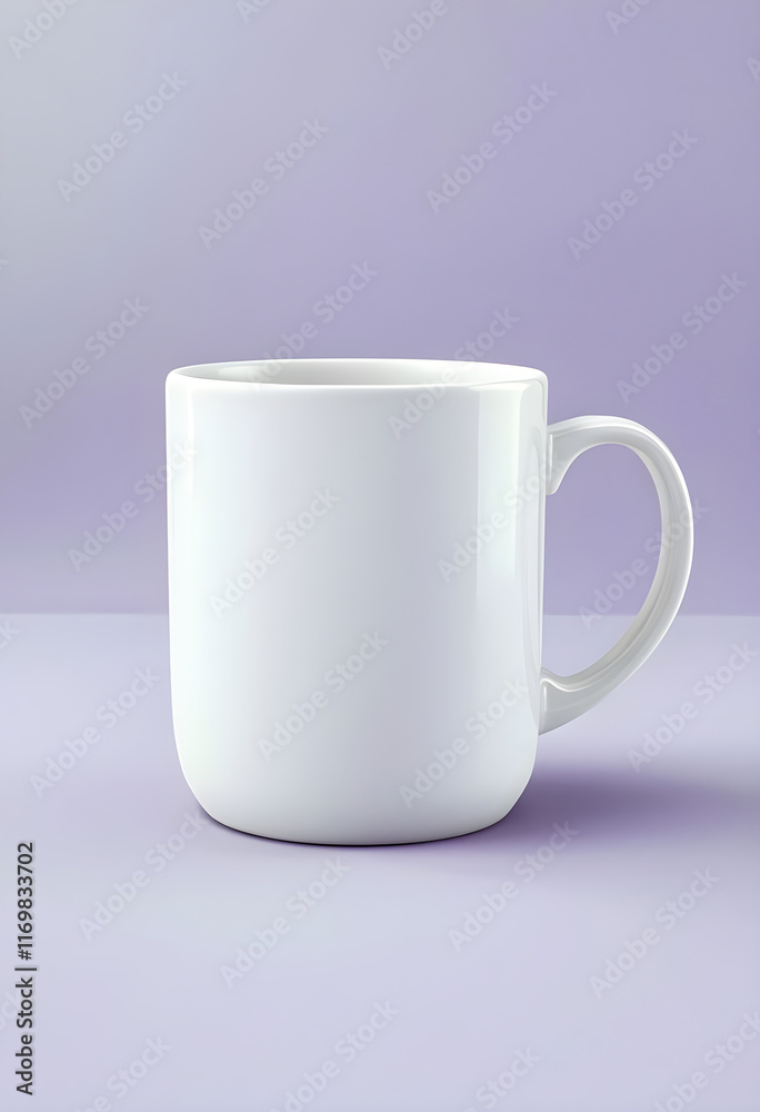 Obraz premium empty white cup