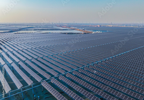 Drones capture large-scale photovoltaic panels on site