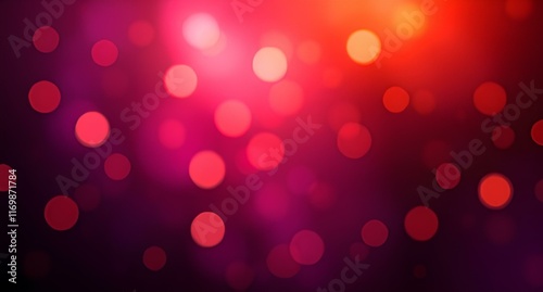 red bokeh background