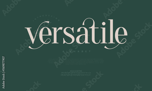 Versatile typography beauty fashion elegant minimalist serif italic fonts decorative wedding vintage retro logos. Minimal luxury font alphabet logo. Vector illustration
