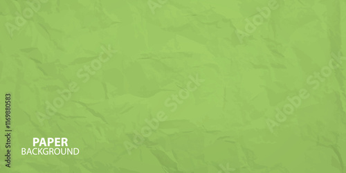Glued paper wrinkled effect, vector realistic paper background. 