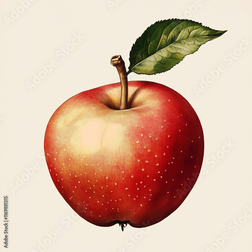 realistic botanical vintage fruit hand drawing