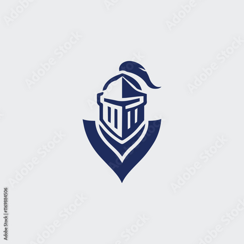 Iconic knight logo