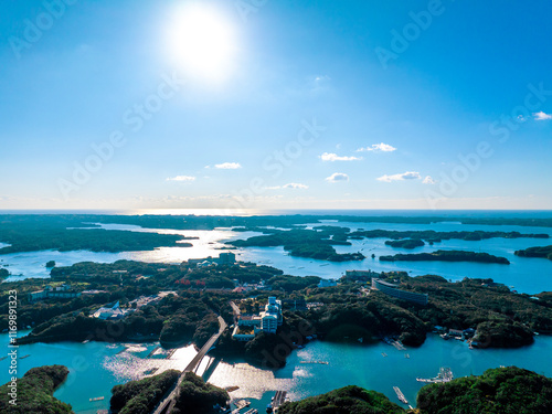 賢島と英虞湾（三重県志摩市）