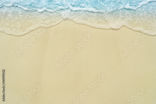 Fototapeta Naklejka Na Ścianę i Meble -  sand beach top view background