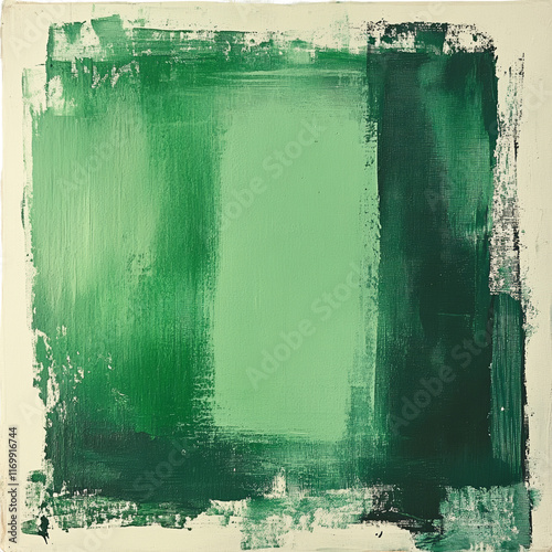 Abstract green textured background with depth. photo