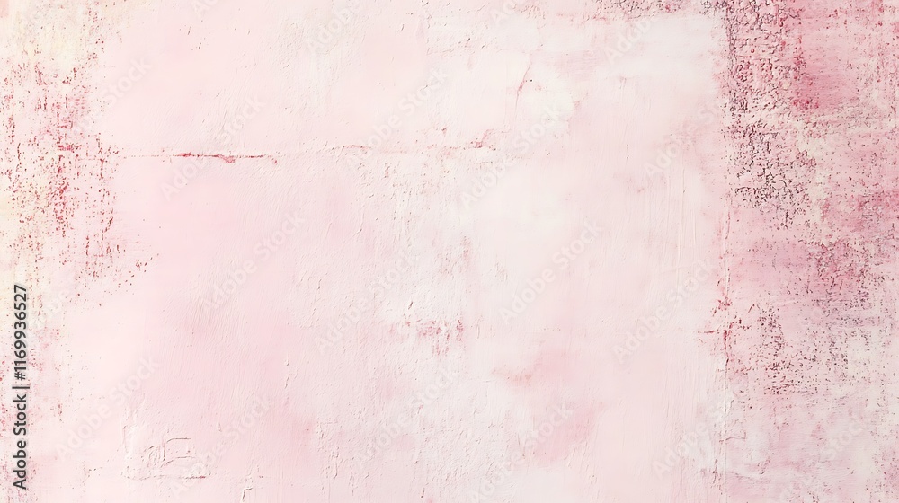 Fototapeta premium Abstract Pink Textured Wall Background Image