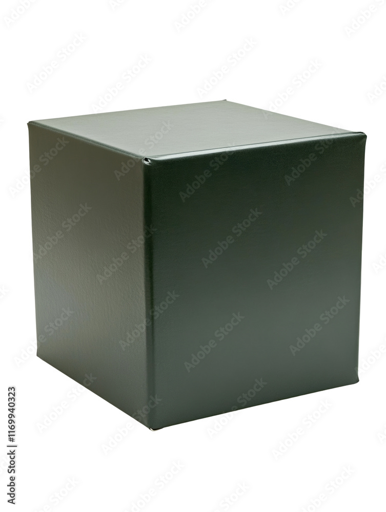Simple black cube for design and creativity Simple black cube for design and creativity