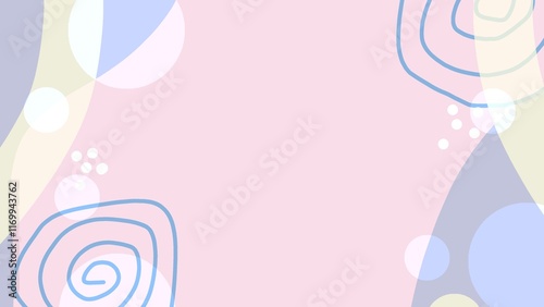 Modern abstract art design with lines, space for text on pink background. Template for celebration, branding, banner, cover, business card, poster, sales, wall art, promotion, presentation and print.