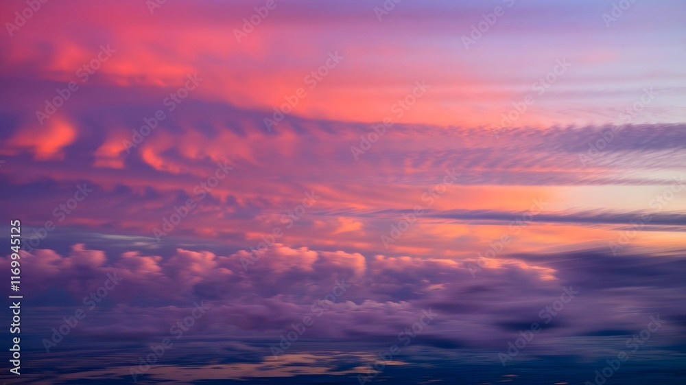 Fototapeta premium sky is filled with pink, purple, and orange hues.