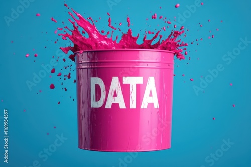 Too much useless and fake data and information online or on social media. Consuming too much junk information. Word 