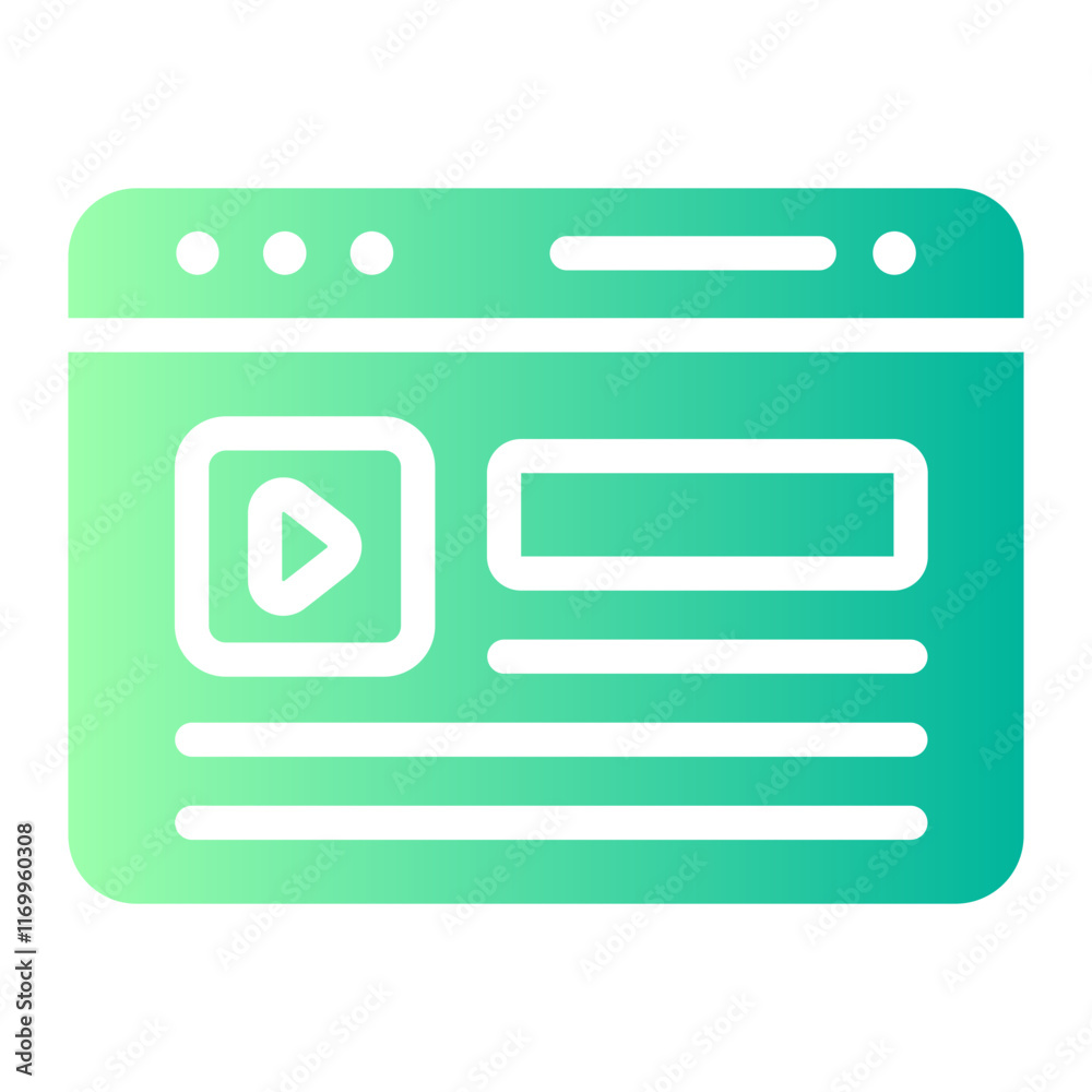 browser Gradient icon