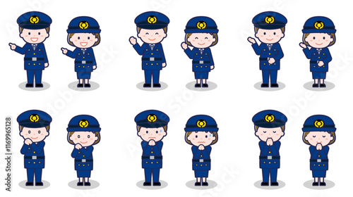 警察官の男女 04