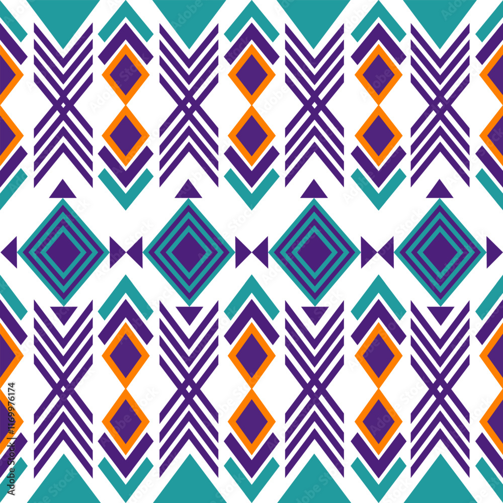 Geometric Ethnic pattern, Native American tribal fabric, tile, carpet, vector, illustration design Geometric Ethnic pattern, Native American tribal fabric, tile, carpet, vector, illustration design