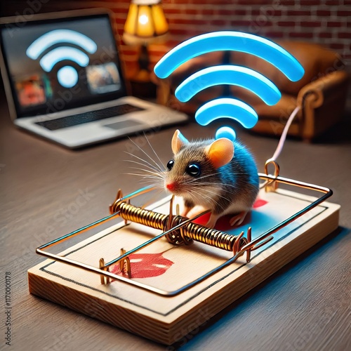 WiFi Enabled Mousetrap Camera Streams live video to a WiFi netwo photo