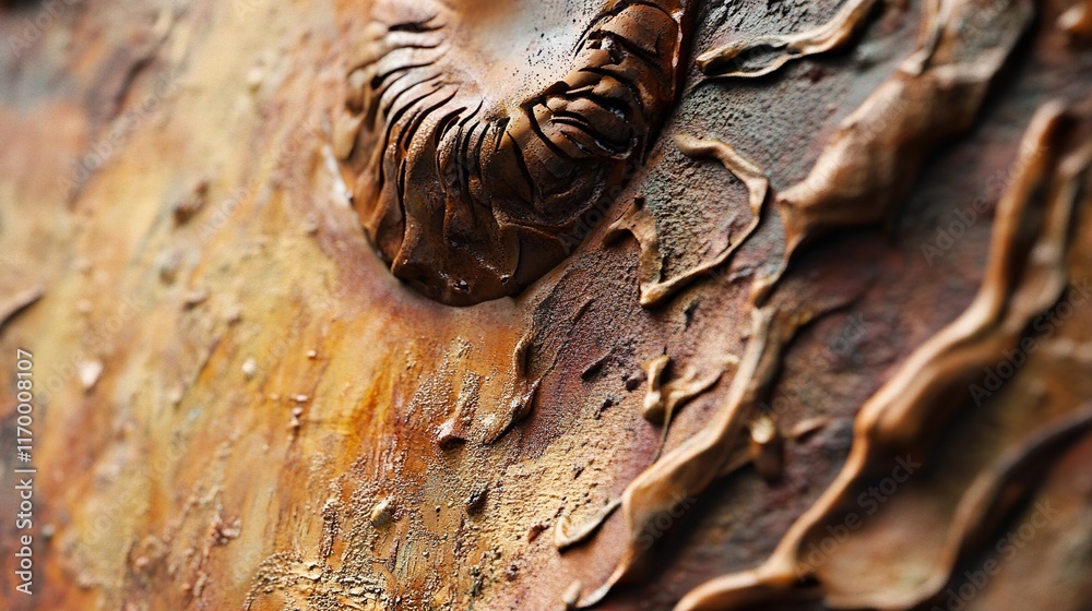 Abstract Earthly Textures: A Close-Up View of Nature's Art Abstract Earthly Textures: A Close-Up View of Nature's Art