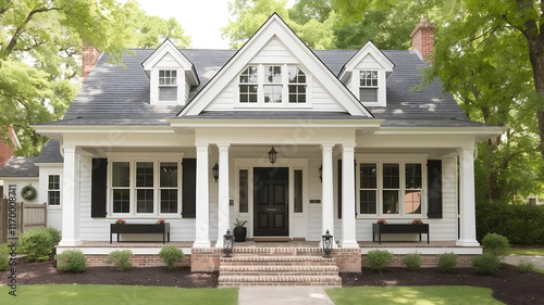 1920s dutch colonial style house in Shaker Heights exterior gambrel roof
