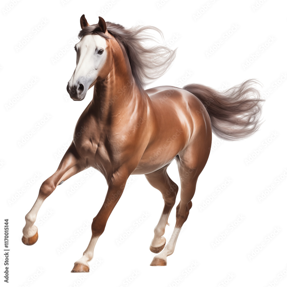 horse isolated on white background horse isolated on white background