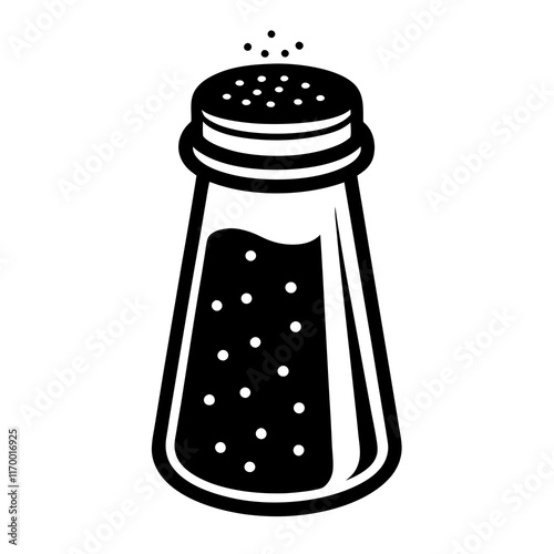 Salt Shaker Icon. Vector illustration