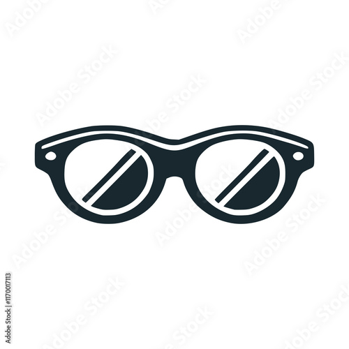 sport glasses accessories safety logo vector illustration template design