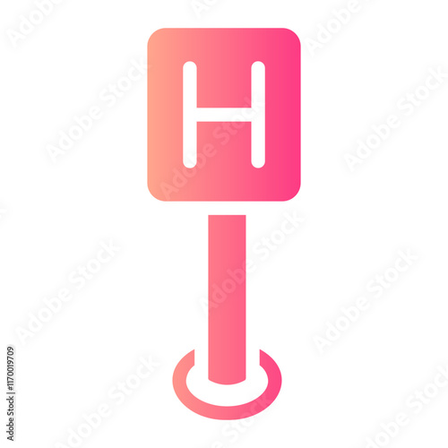 hospital Gradient icon