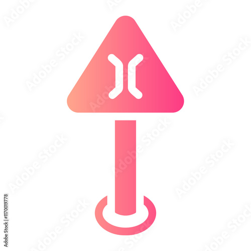 narrow road Gradient icon
