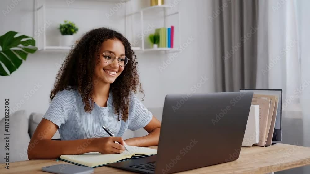 Empowered Learning: A Student's Journey in a Modern Home Office Empowered Learning: A Student's Journey in a Modern Home Office