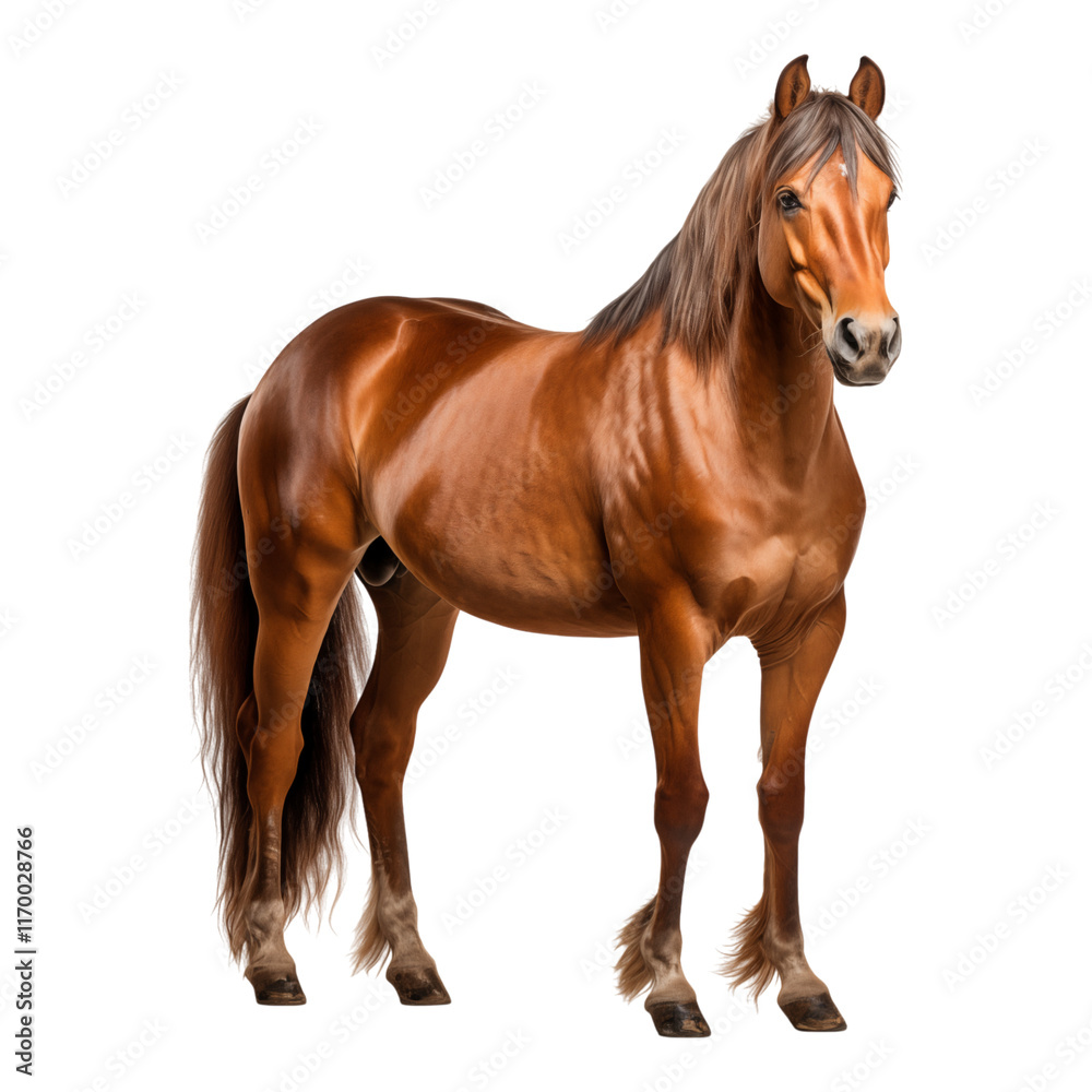 Obraz premium horse isolated on white background