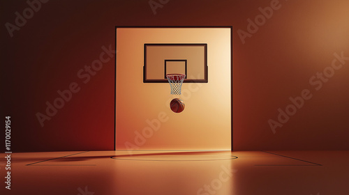 Basketball Hoop and Ball