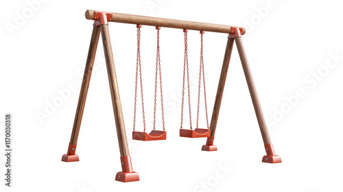 old wooden swing