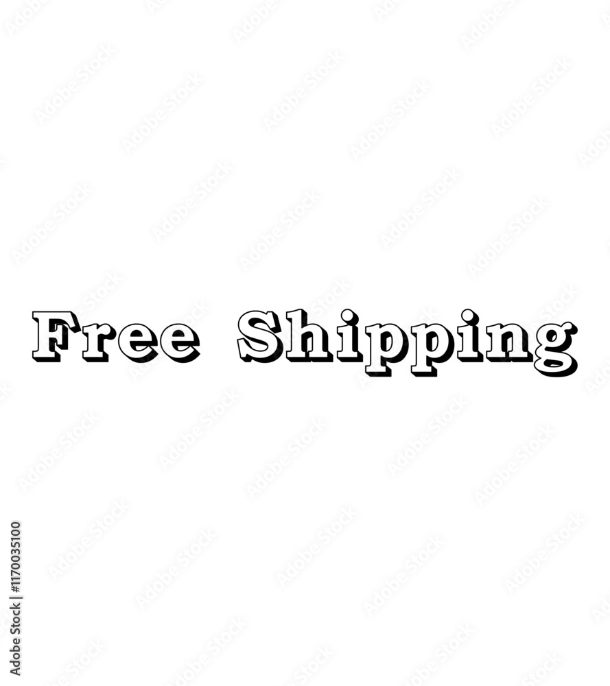 Free Shipping 3D Shadow Text for Web Buttons Free Shipping 3D Shadow Text for Web Buttons
