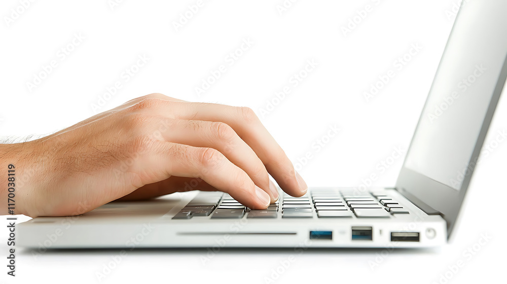 person typing on laptop keyboard, focusing on work or study tasks person typing on laptop keyboard, focusing on work or study tasks