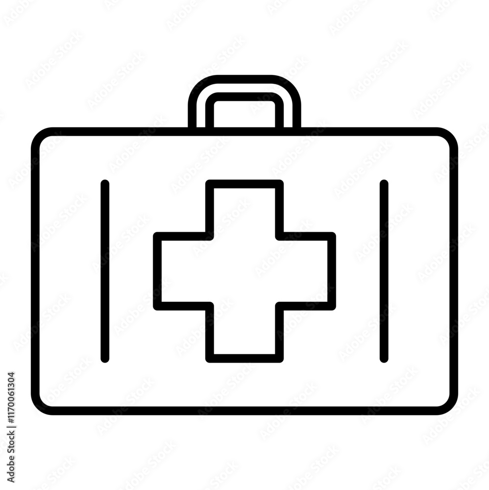 first aid kit line icon first aid kit line icon