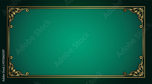 Photography Vintage frame gold floral ornament