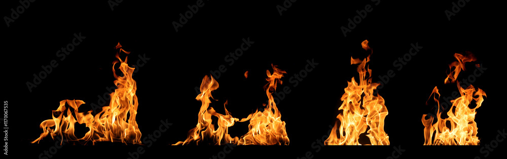 Black background fire, flames with torches and textures with splitting power effect, can grill red, burning with burning smoke and sparks in barbecue grill fire Black background fire, flames with torches and textures with splitting power effect, can grill red, burning with burning smoke and sparks in barbecue grill fire