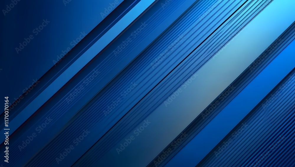 Abstract Blue Geometric Background with Diagonal Lines and Gradient Shades Abstract Blue Geometric Background with Diagonal Lines and Gradient Shades