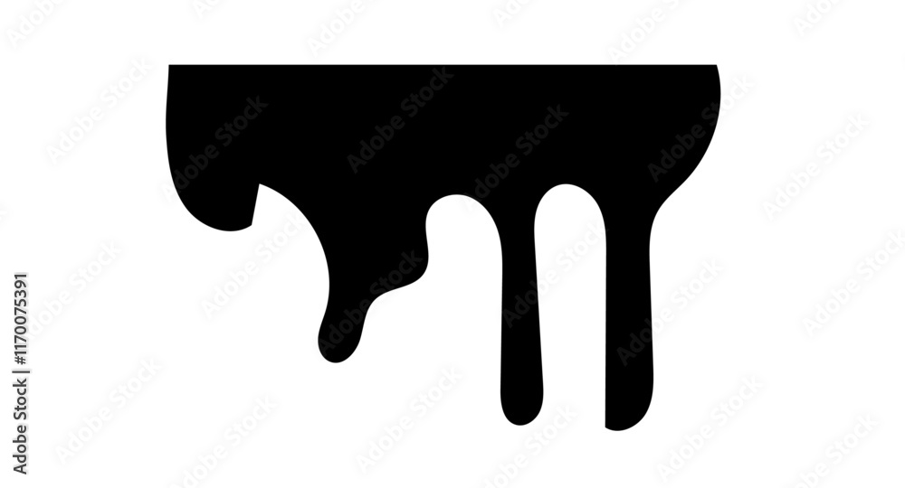 Dripping paint drips background. Excellent drips illustration. lowing liquid. Stencil drops. Paint splatter. Molten. Chocolate drops. Oil drop. Only commercial use. Vector illustration