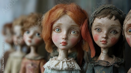 Enchanted Porcelain Dolls: A Collection of Whimsical Art photo