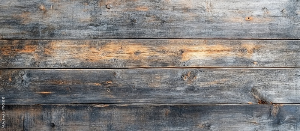 Fototapeta premium Rustic wooden background with contemporary desktop computer setup ideal for showcasing modern workplace aesthetics and design.