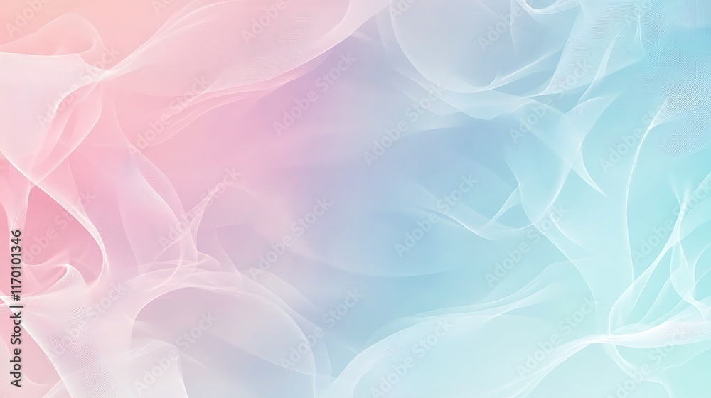 Obraz premium Abstract Pastel Wave Background Design