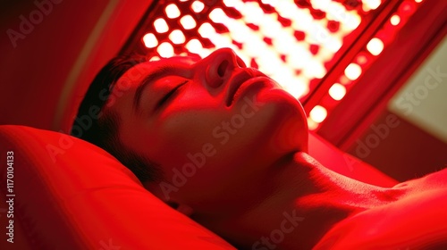 Healing, relaxing session with infrared light.