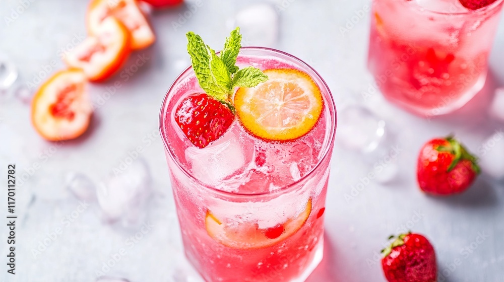 Refreshing Strawberry Lemonade Cocktail Recipe Refreshing Strawberry Lemonade Cocktail Recipe