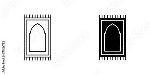 Prayer rug icons pack for apps and web UI designs